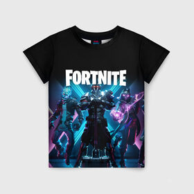 Детская футболка 3D с принтом FORTNITE 10 СЕЗОН в Ухте, 100% гипоаллергенный полиэфир | прямой крой, круглый вырез горловины, длина до линии бедер, чуть спущенное плечо, ткань немного тянется | Тематика изображения на принте: 10 сезон | fortnite | фортнайт