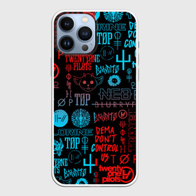 Чехол для iPhone 13 Pro Max с принтом TWENTY ONE PILOTS в Ухте,  |  | Тематика изображения на принте: 21 pilots | 21p | bandito | blurryface | chlorine | joshua | ned | top | trench | twenty one pilots | tyler | бандито | нэд | тренч