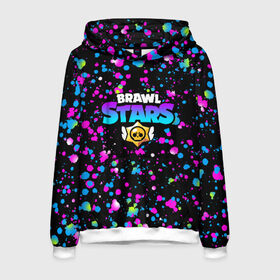 Мужская толстовка 3D с принтом BRAWL STARS в Ухте, 100% полиэстер | двухслойный капюшон со шнурком для регулировки, мягкие манжеты на рукавах и по низу толстовки, спереди карман-кенгуру с мягким внутренним слоем. | brawl stars | bull | colt | games | leon | stars | берли | бо | брок | джесси | динамайк | дэррил | игры | кольт | леон | нита | пайпер | пенни | поко | пэм | рикошет | спайк | тара | фрэнк | шелли | эль примо
