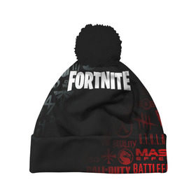 Шапка 3D c помпоном с принтом FORTNITE 10 СЕЗОН в Ухте, 100% полиэстер | универсальный размер, печать по всей поверхности изделия | Тематика изображения на принте: beyond good and evil | brawl stars | call of duty | cyberpunk 2077 | death stranding | detroit become human | far cry | fortnite | overwatch | tes | the elder scrolls | the last of us | warframe | watch dogs | варфрейм | киберпанк 2077 | мас