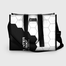 Сумка-шоппер 3D с принтом CS GO в Ухте, 100% полиэстер | застегивается на металлическую кнопку; внутренний карман застегивается на молнию. Стенки укреплены специальным мягким материалом, чтобы защитить содержимое от несильных ударов
 | asiimov | awp | counter | cs | cyber | cybersport | game | global offensive | howl | hyper beast | strike | team liquid | азимов | вой | игра | контр | кс | ксго | страйк | хайпер бист