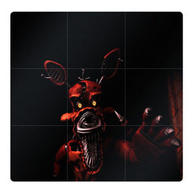 Магнитный плакат 3Х3 с принтом FIVE NIGHTS AT FREDDYS в Ухте, Полимерный материал с магнитным слоем | 9 деталей размером 9*9 см | Тематика изображения на принте: 5 ночей с фредди | animation | bonnie | chica | five nights at freddys | fnaf | foxy | freddy | funny | horror | scary | бонни | майк | пять | ужас | фнаф | фокси | фредди | чика | шмидт