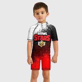 Детский купальный костюм 3D с принтом BRAWL STARS в Ухте, Полиэстер 85%, Спандекс 15% | застежка на молнии на спине | Тематика изображения на принте: brawl stars | bull | colt | leon | stars | берли | бо | брок | ворон | джесси | динамайк | дэррил | кольт | леон | мортис | нита | пайпер | пенни | поко | пэм | рикошет | спайк | тара | фрэнк | шелли | эль примо