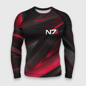 Мужской рашгард 3D с принтом MASS EFFECT N7 | МАСС ЭФФЕКТ Н7 в Ухте,  |  | abstract | geometry | metal | n7 | still | stripes | texture | абстракция | броня | геометрия | костюм | масс эффект | металл | н7 | сталь | стальная броня | текстура | шепард