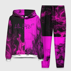 Мужской костюм 3D (с толстовкой) с принтом LIL PEEP в Ухте,  |  | Тематика изображения на принте: bright | fire | flame | heat | light | lil peep | lil prince | pink | wildfire | зарубежная музыка | искры | лил пип | маленький принц | огненный | огонь | пламя | пожар