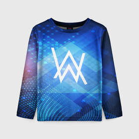 Детский лонгслив 3D ALAN WALKER: в Ухте, 100% полиэстер | длинные рукава, круглый вырез горловины, полуприлегающий силуэт
 | alan walker | aw | electro | electro music | music | алан уокер | музыка | музыкант | электро | электронная музыка