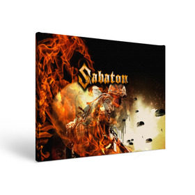 Холст прямоугольный с принтом Sabaton в Ухте, 100% ПВХ |  | heavy | metal | power | sabaton | метал | пауэр | сабатон | хэви
