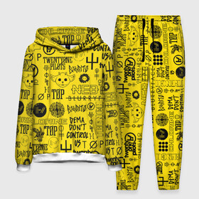 Мужской костюм 3D (с толстовкой) с принтом TWENTY ONE PILOTS в Ухте,  |  | Тематика изображения на принте: 21 pilots | 21p | bandito | blurryface | chlorine | joshua | ned | top | trench | twenty one pilots | tyler | бандито | нэд | тренч
