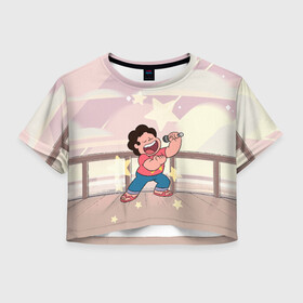 Женская футболка Crop-top 3D Steven Universe: в Ухте, 100% полиэстер | круглая горловина, длина футболки до линии талии, рукава с отворотами | steven universe | аметист | вселенная стивена | гранат | жемчуг | конни махесваран | кристальные самоцветы | лазурит | ляпис лазурит | перидот | самоцветы | стивен кварц юнивёрс