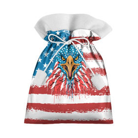 Подарочный 3D мешок с принтом American Eagle в Ухте, 100% полиэстер | Размер: 29*39 см | america | amerika | bird | eagle | flag | usa | америка | американский | орел | птица | соединенные | сша | флаг | штаты