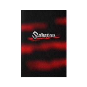 Обложка для паспорта матовая кожа с принтом Sabaton в Ухте, натуральная матовая кожа | размер 19,3 х 13,7 см; прозрачные пластиковые крепления | battle metal | primo victoria | sabaton | the art of war | the great war | группа | йоаким броден | латный ботинок | метал | пауэр | рыцарские доспехи | сабатон | собатон | хэви
