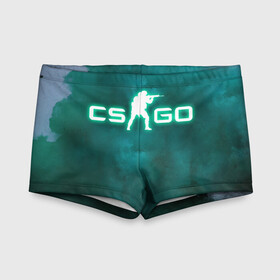 Детские купальные плавки 3D с принтом CS GO в Ухте, Полиэстер 85%, Спандекс 15% | Слитный крой, подклад по переду изделия, узкие бретели | Тематика изображения на принте: astralis | awp | counter strike | cs go | cs go global offensive | cs:go | faze clan | hyper beast | team liquid | астралис | кс го | тим ликвид | фейз клан | хайпер бист