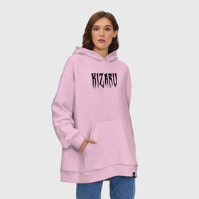 Худи SuperOversize хлопок с принтом KIZARU в Ухте, 70% хлопок, 30% полиэстер, мягкий начес внутри | карман-кенгуру, эластичная резинка на манжетах и по нижней кромке, двухслойный капюшон
 | family | haunted | hip | hop | karmageddon | karmagedon | kizaru | music | rap | rapper | дежавю | кармагеддон | кармагедон | кизаро | кизару | музыка | нечипоренко | олег | рэп | рэпер | фэмили | хаунтед | хип | хоп