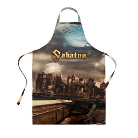 Фартук 3D с принтом Sabaton в Ухте, 100% полиэстер | общий размер — 65 х 85 см, ширина нагрудника — 26 см, горловина — 53 см, длина завязок — 54 см, общий обхват в поясе — 173 см. Принт на завязках и на горловине наносится с двух сторон, на основной части фартука — только с внешней стороны | battle metal | primo victoria | sabaton | the art of war | the great war | группа | йоаким броден | латный ботинок | метал | пауэр | рыцарские доспехи | сабатон | собатон | хэви