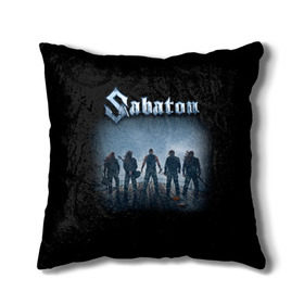 Подушка 3D с принтом Sabaton в Ухте, наволочка – 100% полиэстер, наполнитель – холлофайбер (легкий наполнитель, не вызывает аллергию). | состоит из подушки и наволочки. Наволочка на молнии, легко снимается для стирки | battle metal | primo victoria | sabaton | the art of war | the great war | группа | йоаким броден | латный ботинок | метал | пауэр | рыцарские доспехи | сабатон | собатон | хэви