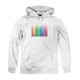 Женская толстовка с принтом Цвета Дизайнер в Ухте, френч-терри, мягкий теплый начес внутри (100% хлопок) | карман-кенгуру, эластичные манжеты и нижняя кромка, капюшон с подкладом и шнурком | 