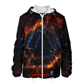 Мужская куртка 3D с принтом ILLUMINATI в Ухте, ткань верха — 100% полиэстер, подклад — флис | прямой крой, подол и капюшон оформлены резинкой с фиксаторами, два кармана без застежек по бокам, один большой потайной карман на груди. Карман на груди застегивается на липучку | bright | colorful | cool | disco | music | music lover | neon | retro | space | speaker | tape recorder | technique | vintage | винтаж | диско | космос | музыка | неон | ретро | ретро неон | техника