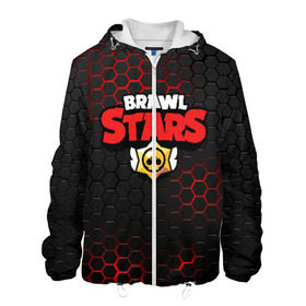 Мужская куртка 3D с принтом BRAWL STARS в Ухте, ткань верха — 100% полиэстер, подклад — флис | прямой крой, подол и капюшон оформлены резинкой с фиксаторами, два кармана без застежек по бокам, один большой потайной карман на груди. Карман на груди застегивается на липучку | brawl stars | bull | colt | leon | stars | берли | бо | брок | ворон | джесси | динамайк | дэррил | кольт | леон | мортис | нита | пайпер | пенни | поко | пэм | рикошет | соты | спайк | стальная броня | тара | фрэнк | шелли