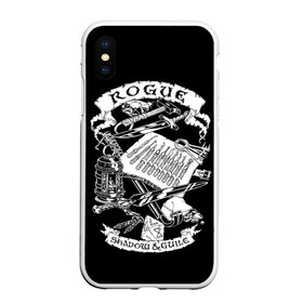 Чехол для iPhone XS Max матовый с принтом Rogue в Ухте, Силикон | Область печати: задняя сторона чехла, без боковых панелей | Тематика изображения на принте: dd | dungeon  dragons | dungeon and dragons | данжен энд дрэгонс | днд | игра | настольная игра | подземелья и драконы