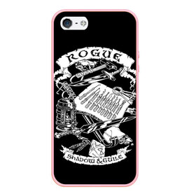 Чехол для iPhone 5/5S матовый с принтом Rogue в Ухте, Силикон | Область печати: задняя сторона чехла, без боковых панелей | dd | dungeon  dragons | dungeon and dragons | данжен энд дрэгонс | днд | игра | настольная игра | подземелья и драконы