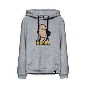 Мужская толстовка с принтом ВАНПАНЧМЕН - OK в Ухте, френч-терри, мягкий теплый начес внутри (100% хлопок) | карман-кенгуру, эластичные манжеты и нижняя кромка, капюшон с подкладом и шнурком | Тематика изображения на принте: anime | man | manga | meme | one punch | onepunch | onepunchman | punch man | wanpanman | аниме | ван | ван панч | ванпанч | ванпанч мен | ванпанчмен | лысый | манга | мем | мен | панч | панч мен | сайтама