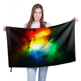 Флаг 3D с принтом КРАСКИ КОСМОСА в Ухте, 100% полиэстер | плотность ткани — 95 г/м2, размер — 67 х 109 см. Принт наносится с одной стороны | galaxy | nebula | rdcosmoday19 | space | star | абстракция | вселенная | галактика | звезда | звезды | космический | планеты