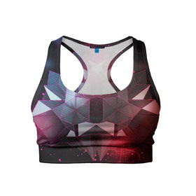 Женский спортивный топ 3D с принтом МАРМОК в Ухте, 82% полиэстер, 18% спандекс Ткань безопасна для здоровья, позволяет коже дышать, не мнется и не растягивается |  | awp | counter strike | cs go | hyper beast | team liquid | хайпер бист