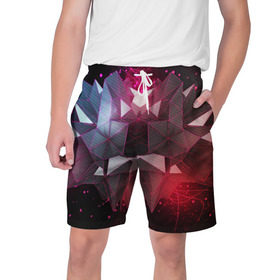 Мужские шорты 3D с принтом МАРМОК в Ухте,  полиэстер 100% | прямой крой, два кармана без застежек по бокам. Мягкая трикотажная резинка на поясе, внутри которой широкие завязки. Длина чуть выше колен | Тематика изображения на принте: awp | counter strike | cs go | hyper beast | team liquid | хайпер бист
