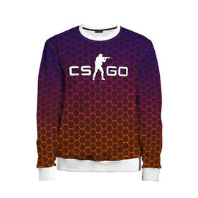 Детский свитшот 3D с принтом CS GO в Ухте, 100% полиэстер | свободная посадка, прямой крой, мягкая тканевая резинка на рукавах и понизу свитшота | astralis | awp | counter strike | cs go | cs go global offensive | cs:go | faze clan | hyper beast | team liquid | астралис | кс го | тим ликвид | фейз клан | хайпер бист