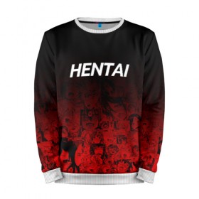 Мужской свитшот 3D с принтом HENTAI в Ухте, 100% полиэстер с мягким внутренним слоем | круглый вырез горловины, мягкая резинка на манжетах и поясе, свободная посадка по фигуре | Тематика изображения на принте: ahegao | japanese anime | kawai | kowai | oppai | otaku | senpai | sugoi | waifu | yandere | ахегао | ковай | отаку | семпай | сенпай | сэмпай | яндере | японская анимация