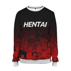 Женский свитшот 3D с принтом HENTAI в Ухте, 100% полиэстер с мягким внутренним слоем | круглый вырез горловины, мягкая резинка на манжетах и поясе, свободная посадка по фигуре | ahegao | japanese anime | kawai | kowai | oppai | otaku | senpai | sugoi | waifu | yandere | ахегао | ковай | отаку | семпай | сенпай | сэмпай | яндере | японская анимация