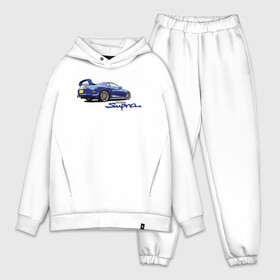Мужской костюм хлопок OVERSIZE с принтом Toyota Supra в Ухте,  |  | supra | toyota | toyota supra