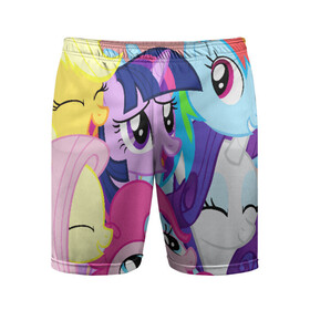 Мужские шорты спортивные МАЛЕНЬКИЕ ПОНИ: в Ухте,  |  | my little pony | pinkie pie | scootaloo | spike | sweaty balls | искорка | крошка бель | маленькие пони | мульфтфильм | пони | скутолу | эппл блум