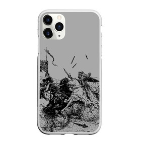 Чехол для iPhone 11 Pro Max матовый с принтом Рыцарский Турнир в Ухте, Силикон |  | бои на мечах | исб | историческая реконструкция | крестоносец | ролевик | рыцарь | средневековье | фехтование