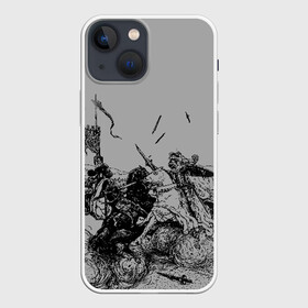 Чехол для iPhone 13 mini с принтом Рыцарский Турнир в Ухте,  |  | Тематика изображения на принте: бои на мечах | исб | историческая реконструкция | крестоносец | ролевик | рыцарь | средневековье | фехтование