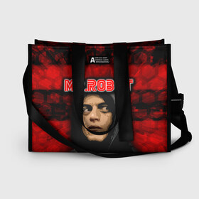 Сумка-шоппер 3D Mr robot: в Ухте, 100% полиэстер | застегивается на металлическую кнопку; внутренний карман застегивается на молнию. Стенки укреплены специальным мягким материалом, чтобы защитить содержимое от несильных ударов
 | robot | драма | мистер | мистер робот | психологический триллер | рами малек | робот | технотриллер