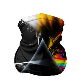 Бандана-труба 3D с принтом PINK FLOYD в Ухте, 100% полиэстер, ткань с особыми свойствами — Activecool | плотность 150‒180 г/м2; хорошо тянется, но сохраняет форму | music | pink floyd | the dark side of the moon | космос | луна | музыка | пинк флойд | призма | рок | треугольник | триангулярная призма
