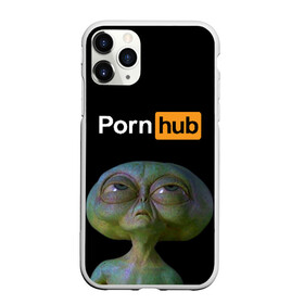 Чехол для iPhone 11 Pro матовый Alien and Porh Hub: в Ухте, Силикон |  | men in black | mib | ufo | люди в черном | нло