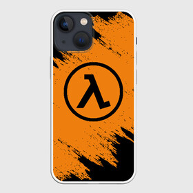 Чехол для iPhone 13 mini с принтом HALF LIFE в Ухте,  |  | Тематика изображения на принте: aperture laboratories | black mesa | gordon freeman | half life | half life 3 | valve | блэк меса | вэлв | гордон фриман | халф лайф