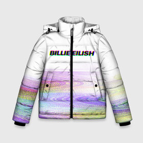 Зимняя куртка для мальчиков 3D с принтом BILLIE EILISH (Glitch) в Ухте, ткань верха — 100% полиэстер; подклад — 100% полиэстер, утеплитель — 100% полиэстер | длина ниже бедра, удлиненная спинка, воротник стойка и отстегивающийся капюшон. Есть боковые карманы с листочкой на кнопках, утяжки по низу изделия и внутренний карман на молнии. 

Предусмотрены светоотражающий принт на спинке, радужный светоотражающий элемент на пуллере молнии и на резинке для утяжки | all | asleep | bad | bellyache | billie | blohsh | dont | eilish | eyes | fall | guy | logo | music | ocean | singer | smile | when | айлиш | били | билли | бэрд | лого | музыка | пайрат | певица | символ | эйлиш