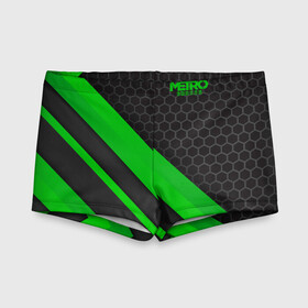 Детские купальные плавки 3D с принтом Metro Exodus в Ухте, Полиэстер 85%, Спандекс 15% | Слитный крой, подклад по переду изделия, узкие бретели | 2033 | 2035 | dlc | exodus | horror | last | light | metro | redux | survival | артем | игры | исход | спарта | стелс | шутер | эксодус | экшен