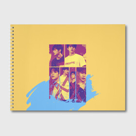 Альбом для рисования с принтом Astro в Ухте, 100% бумага
 | матовая бумага, плотность 200 мг. | aroha | astro | eunwoo | jinjin | k pop | mj | moonbin | sanha | астро | джинджин | к поп | мунбин | рокки астро | санха | ча ыну