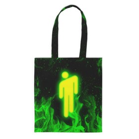 Сумка 3D повседневная с принтом BILLIE EILISH в Ухте, 100% полиэстер | Плотность: 200 г/м2; Размер: 34×35 см; Высота лямок: 30 см | be | billie | billie eilish | blohsh | билли | билли айлиш