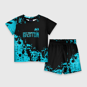 Детский костюм с шортами 3D с принтом Led Zeppelin в Ухте,  |  | led | led zep | led zeppelin | ledzep | lz | zoso | группа | джимми пейдж | джон генри бонэм | джон пол джонс | зосо | лед зепелен | лед зеппелин | ледзепелен | ледзеппелин | роберт плант | рок
