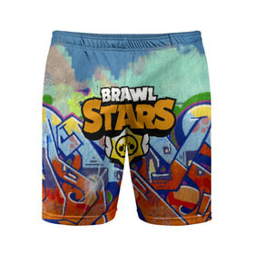 Мужские шорты спортивные с принтом BRAWL STARS в Ухте,  |  | android | brawl stars | games | mobile game | stars | игры | мобильные игры