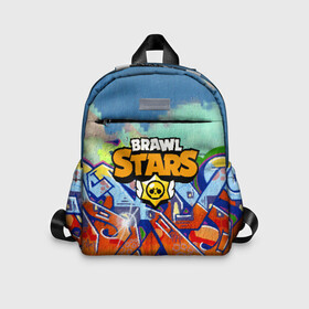 Детский рюкзак 3D с принтом BRAWL STARS в Ухте, 100% полиэстер | лямки с регулируемой длиной, сверху петелька, чтобы рюкзак можно было повесить на вешалку. Основное отделение закрывается на молнию, как и внешний карман. Внутри дополнительный карман. По бокам два дополнительных кармашка | android | brawl stars | games | mobile game | stars | игры | мобильные игры