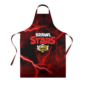 Фартук 3D с принтом BRAWL STARS в Ухте, 100% полиэстер | общий размер — 65 х 85 см, ширина нагрудника — 26 см, горловина — 53 см, длина завязок — 54 см, общий обхват в поясе — 173 см. Принт на завязках и на горловине наносится с двух сторон, на основной части фартука — только с внешней стороны | android | brawl stars | games | mobile game | stars | игры | мобильные игры