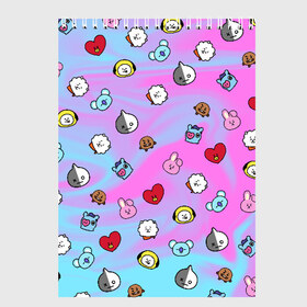 Скетчбук с принтом BT21 в Ухте, 100% бумага
 | 48 листов, плотность листов — 100 г/м2, плотность картонной обложки — 250 г/м2. Листы скреплены сверху удобной пружинной спиралью | bt21 | bt21 chimmy | bt21 cooky | bt21 koya | bt21 shooky | bt21 игрушки | bt21 купить | bt21 персонажи | bt21 чонгук | bts | bts 2019 | bts love | k pop | коя bt21 | магазин bt21