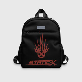 Детский рюкзак 3D с принтом Static-X в Ухте, 100% полиэстер | лямки с регулируемой длиной, сверху петелька, чтобы рюкзак можно было повесить на вешалку. Основное отделение закрывается на молнию, как и внешний карман. Внутри дополнительный карман. По бокам два дополнительных кармашка | 2014 | metal | music | need for speed | nfs | only | r.i.p | rip | rock | static | static x | staticx | the | wayne static | x | метал | музыка | нфс | рок | статик | уэйн статик