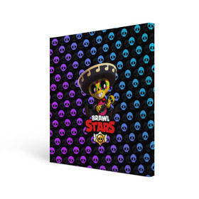 Холст квадратный с принтом Brawl Stars в Ухте, 100% ПВХ |  | brawl | brawl stars | stars | бравл | бравл старс | браво старс | игра | компьютерная | онлайн | старс